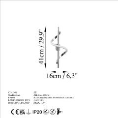 Aydinlatmadunyam Aplik Chrome Likma-13513