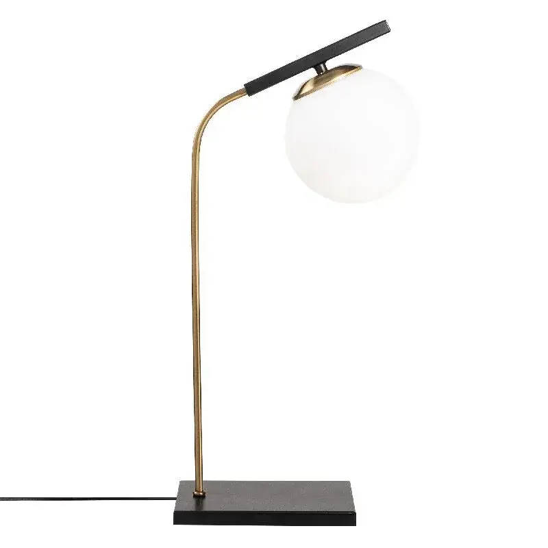 Aydinlatmadunyam Masa Lambasi GoldBlack Yildiz-4021