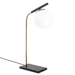 Aydinlatmadunyam Masa Lambasi GoldBlack Yildiz-4021