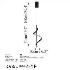 Aydinlatmadunyam Sarkit Black Likma-13518