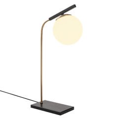 Aydinlatmadunyam Masa Lambasi GoldBlack Yildiz-4021