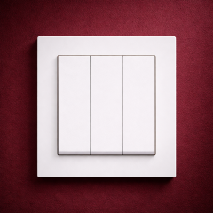 Exen Karell Beyaz Üçlü Anahtar Komple Takim