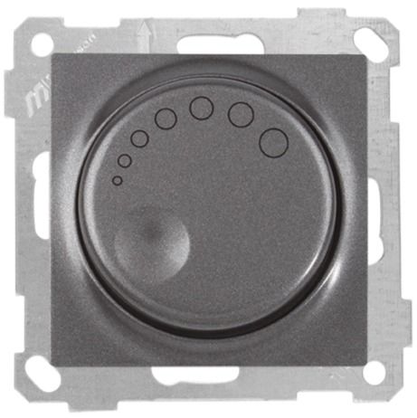 Mutlusan Rl Işıklı Işık Ayarlayıcı  Dimmer  1000W Füme - 2100 444 0295