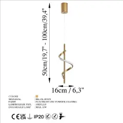 Aydinlatmadunyam Sarkit Gold Likma-13519