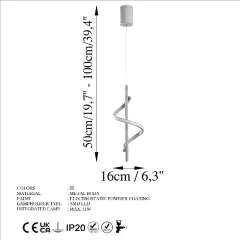 Aydinlatmadunyam Sarkit Grey Likma-13520