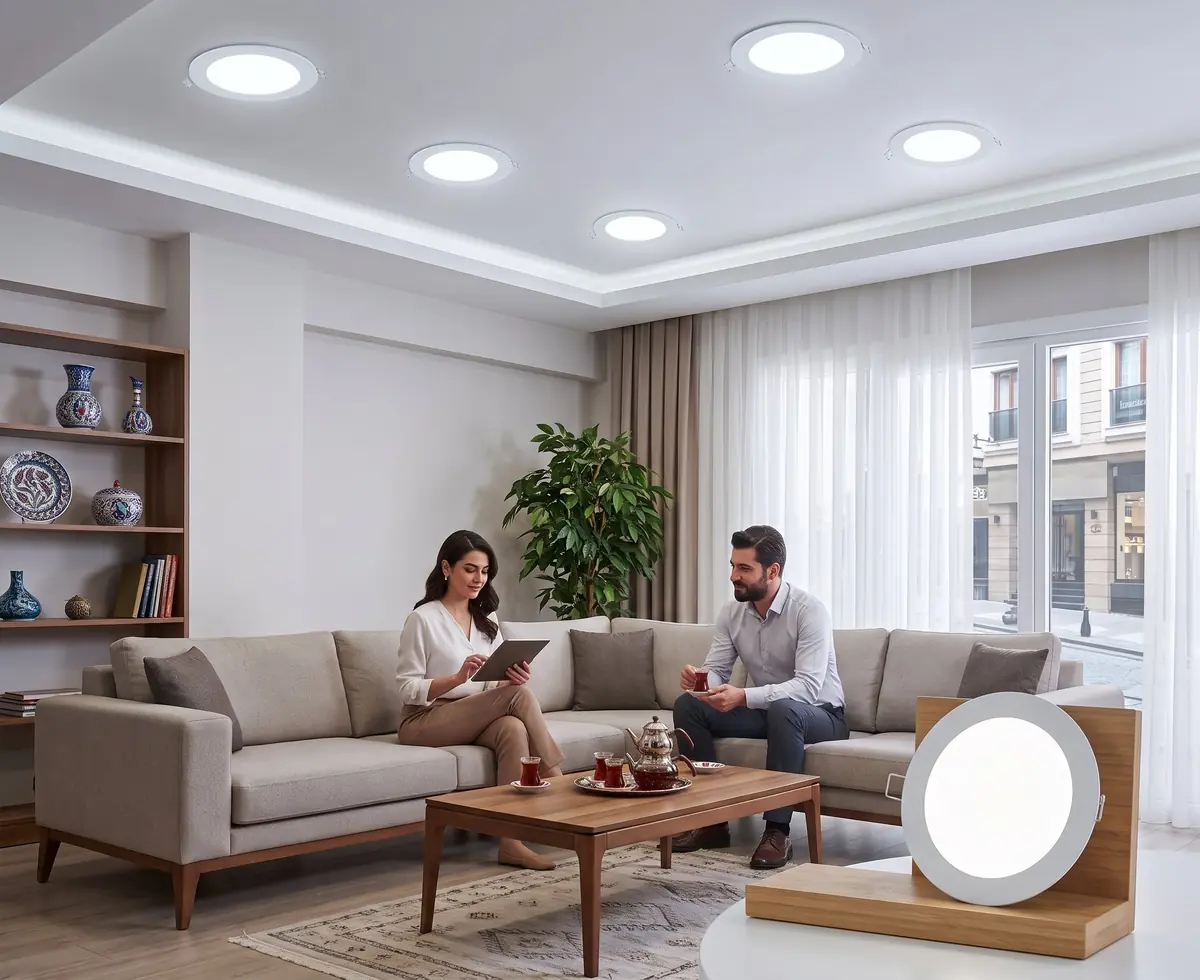 Horoz 3W Led Panel Beyaz 6400K Slim-3 056-003-0003