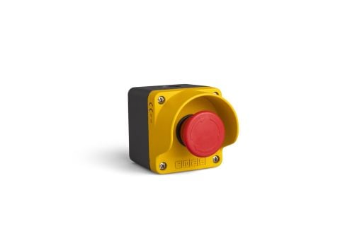 Emas C Sarı-Gri Metal Kutu Tekli Start-Stop Emnıyet - M1C102E40