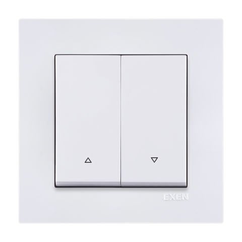 Exen Karell Beyaz Jaluzi Kumanda Anahtari Komple Takim