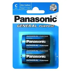 Panasonic Manganez Orta Boy Pil 2'li