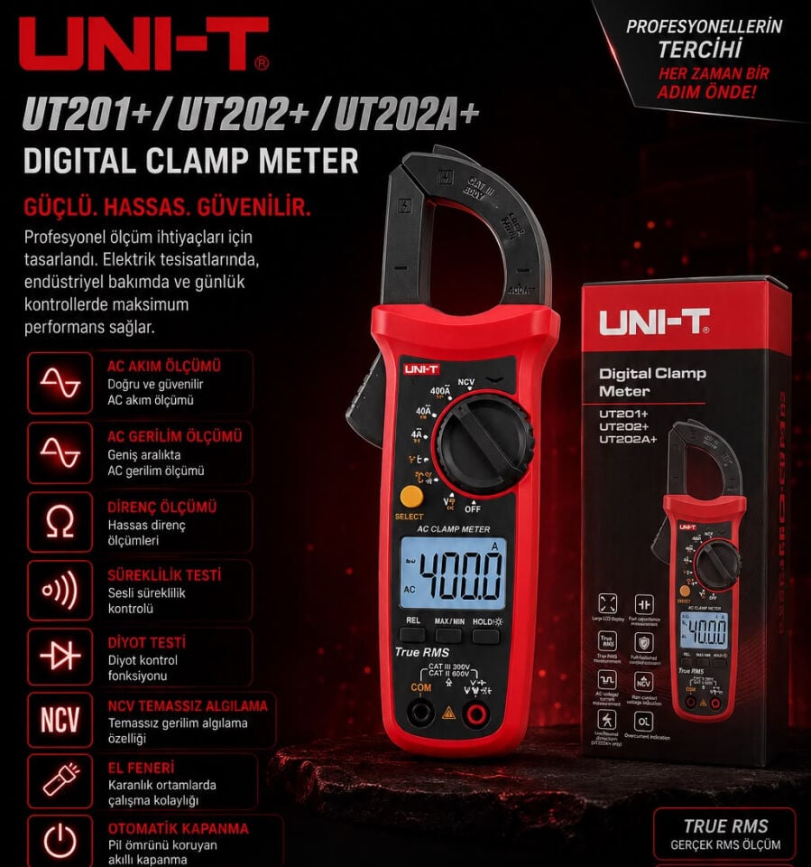 Unit UT202+ Dijital Pens Ampermetre
