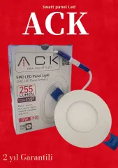 ACK 3W Beyaz 6500K Sıva Altı Yuvarlak Led Panel AP01-00330