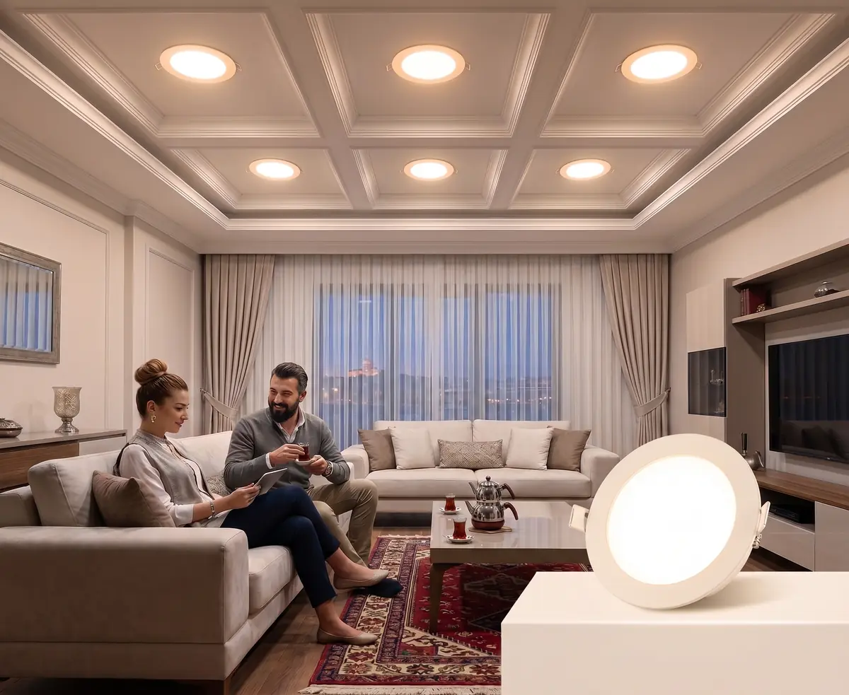 Horoz 6W Led Panel Alüminyum 2700K GünışığıSlim-6 056-003-0006