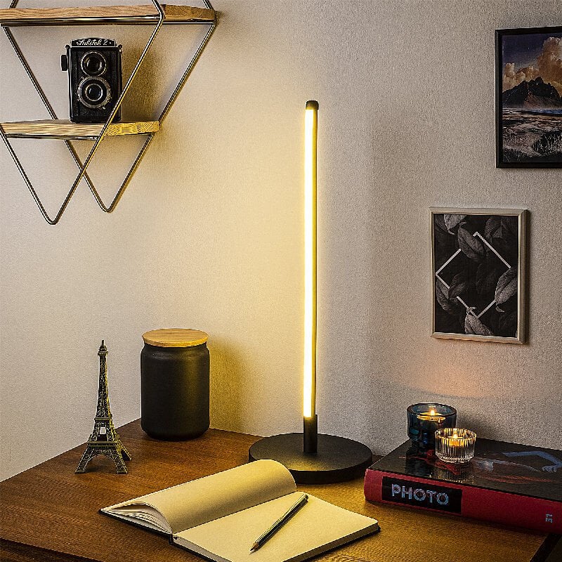 Aydinlatmadunyam Masa Lambasi Black Only-13315