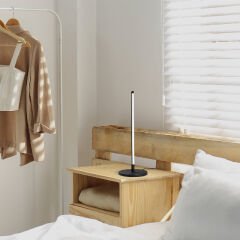 Aydinlatmadunyam Masa Lambasi Black Only-13315