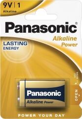 Panasonic Alkalin Power 9 Volt Pil 1'li