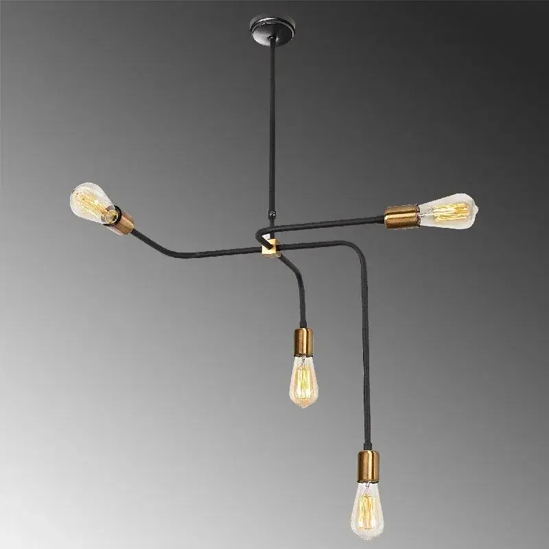 Aydinlatmadunyam Avize BlackCopper Denge-3431