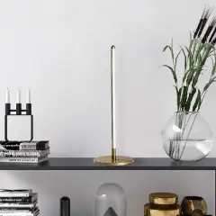 Aydinlatmadunyam Masa Lambasi Gold Only-13316