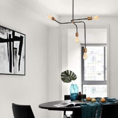 Aydinlatmadunyam Avize BlackCopper Denge-3431