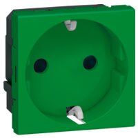Legrand  S.Armada Top. Antim. priz, yeşil tuş kapaklı LEG-077216