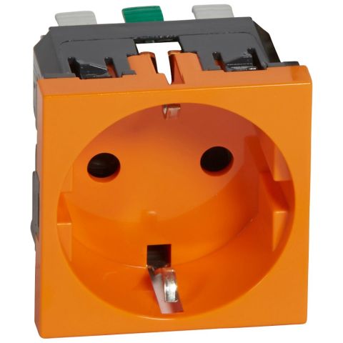 Legrand  S.Armada Top. Antim. priz, turuncu tuş kapaklı LEG-077217