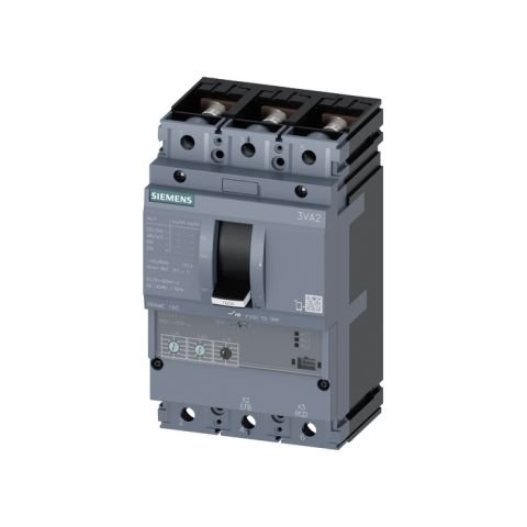 Siemens Sentron Serisi Kompakt Tip Güç Şalteri;3Va21,85Ka,160 A,Etu320, Li Korumali,3 Kutuplu 3VA2116-6HL32-0AA0