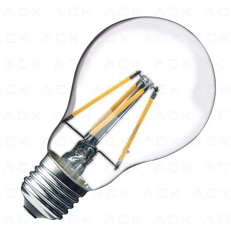 ACK 6W 220-240V E27 3000K A60 Led Flamanlı Ampul AA38-00620