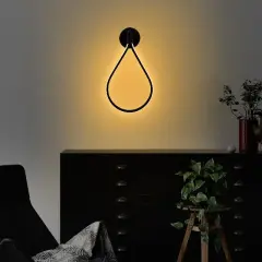 Aydinlatmadunyam Aplik Black Damla-13533