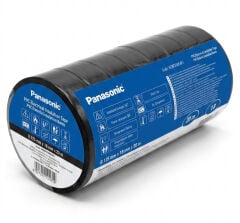 Panasonic Siyah Pvc Izole Bant 20 Mt 8''Li Paket