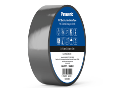 Panasonic Siyah Pvc Izole Bant 20 Mt 8''Li Paket