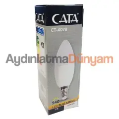 Cata 7 Watt E14 Duylu Buji Led Ampul CT-4079 Günışığı