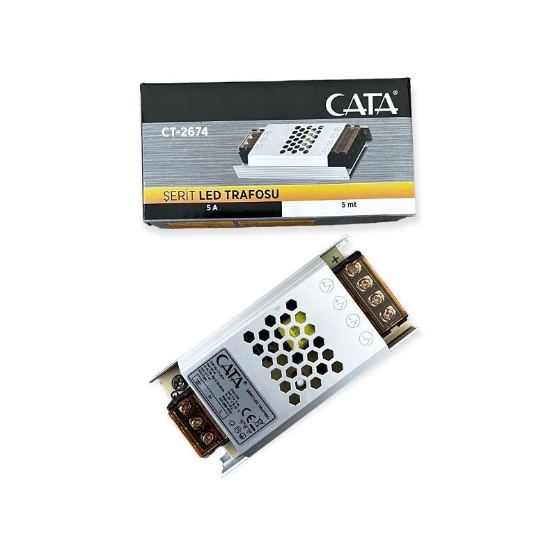 Cata 5 Amper Ultra Slim Şerit Led Trafosu CT-2674