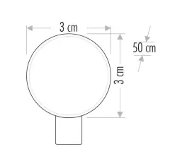 Cata 8 Watt Ralina Günışığı Led Ampul CT-4209 Günışığı