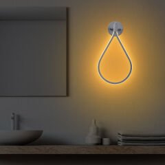 Aydinlatmadunyam Aplik Grey Damla-13535