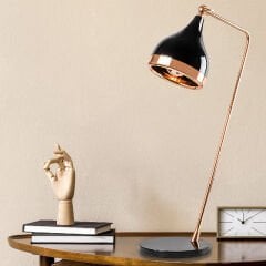 Aydinlatmadunyam Masa Lambasi BlackCopper Yildo-S-7026