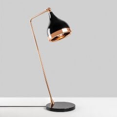 Aydinlatmadunyam Masa Lambasi BlackCopper Yildo-S-7026