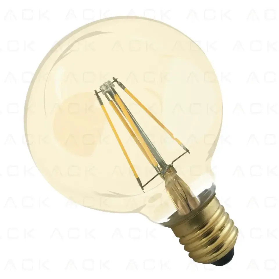 ACK 4W 220-240V E27 2200K G95 Led Rustık Ampul AB47-00420