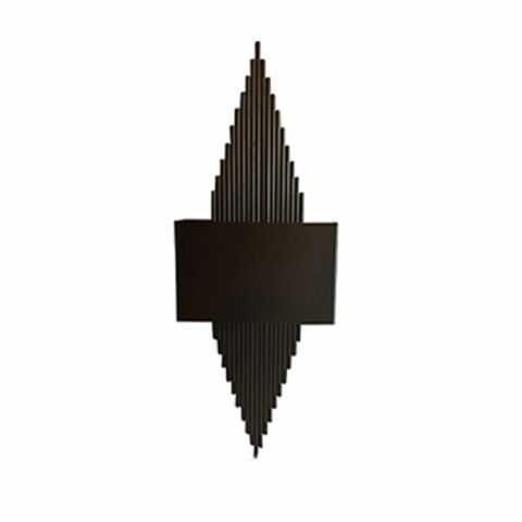 Ack Dekoratif Aplik Armatur E27 Siyah-Siyah