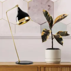 Aydinlatmadunyam Masa Lambasi BlackGold Yildo-S-7027
