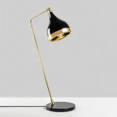 Aydinlatmadunyam Masa Lambasi BlackGold Yildo-S-7027