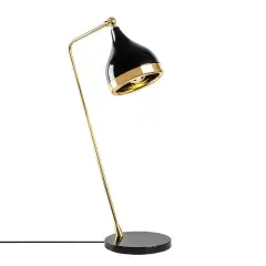 Aydinlatmadunyam Masa Lambasi BlackGold Yildo-S-7027