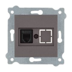 Exen Mocha Modül+Kapak  Nümeris Telefon Prizi (Cat3 Kablosuz)