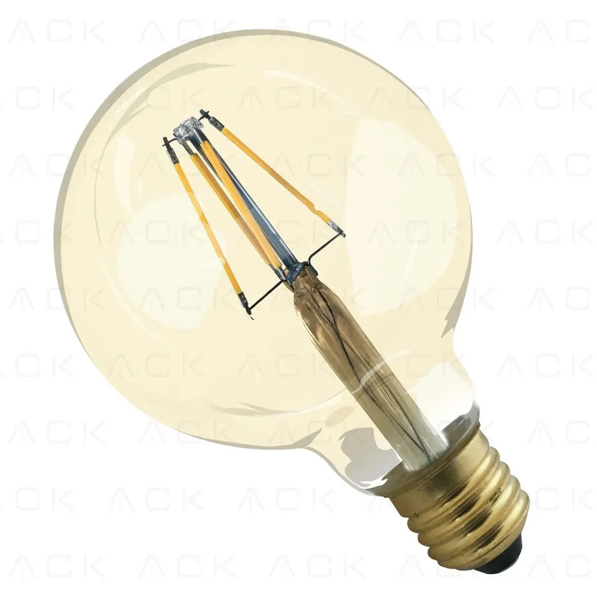 ACK 4W 220-240V E27 2200K G125 Led Rustık Ampul AB48-00420 en uygun fiyatlı satıcı