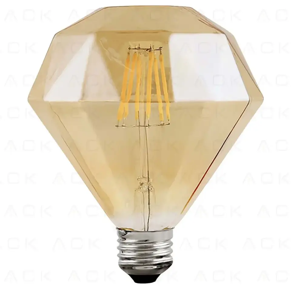 ACK 4W 220-240V E27 2200K Prızmatık Led Rustık Ampul AB50-00420