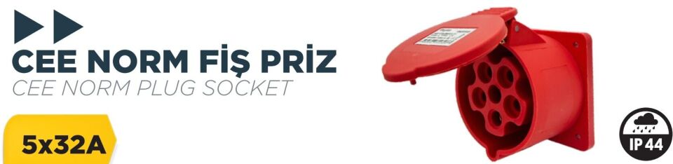 BYLION Cee Norm 5x32A Makine Prizi