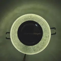 Cata Kristal Cam Spot Ardıç Beyaz Led Çerçeveli  CT-6603