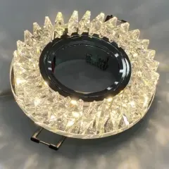 Cata Beyaz Led Çerçeveli Badem Kristal Cam Spot CT-6610