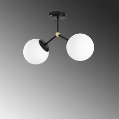 Aydinlatmadunyam Plafonyer BlackWhite Damar-6331