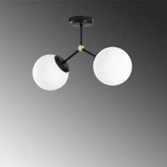 Aydinlatmadunyam Plafonyer BlackWhite Damar-6331