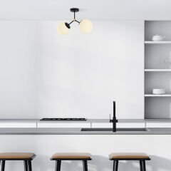 Aydinlatmadunyam Plafonyer BlackWhite Damar-6331