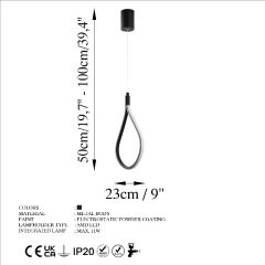 Aydinlatmadunyam Sarkit Black Damla-13537